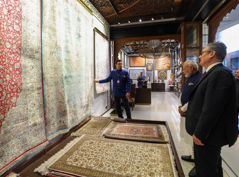 In Images: PM Modi and his UK counterpart Keir Starmer visit exhibition at Global Fintech Fest 2025