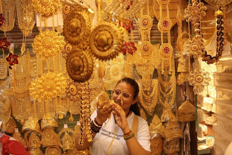 In Images: Kolkata markets shine with imitation jewellery ahead of Kali Puja