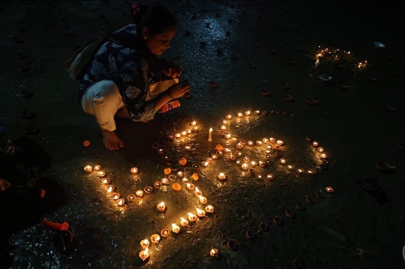 In Images: Devotees light-up the Ganges on Dev Deepawali in Kolkata