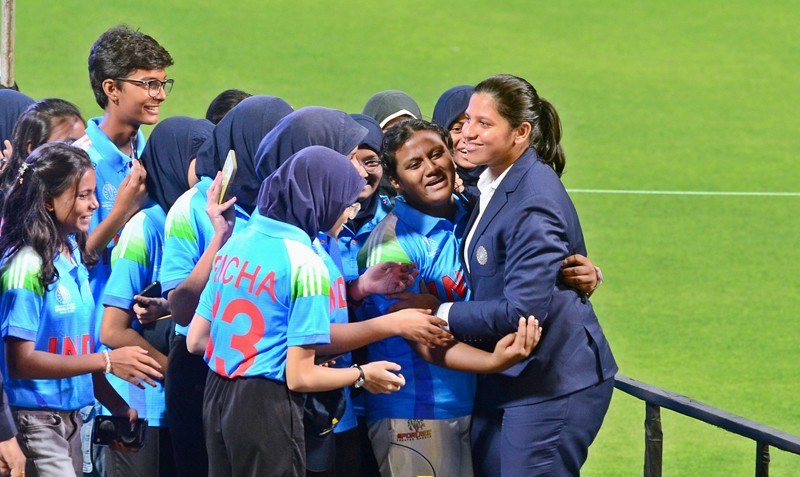 In Images: From cheers to honours — Kolkata hails World Cup hero Richa Ghosh at Eden Gardens