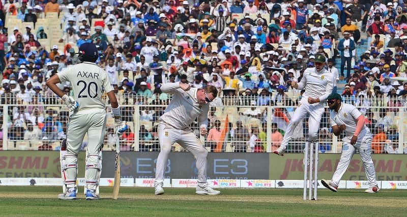 In Images: India ride on spin bowling to corner South Africa on day 2 of Kolkata Test