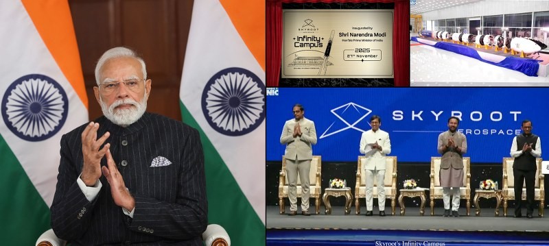 In Images: Narendra Modi inaugurates Skyroot’s Infinity Campus via video conference
