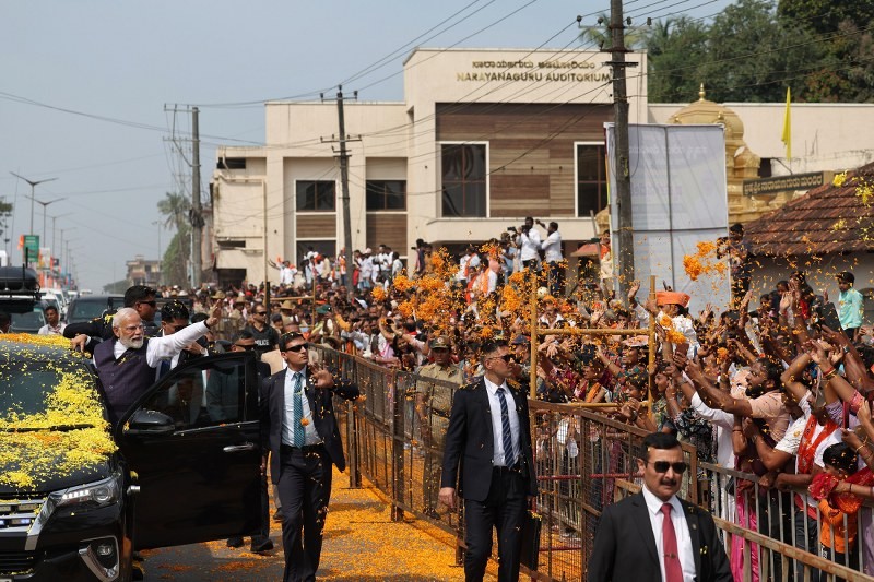 In Images: Narendra Modi in Udupi