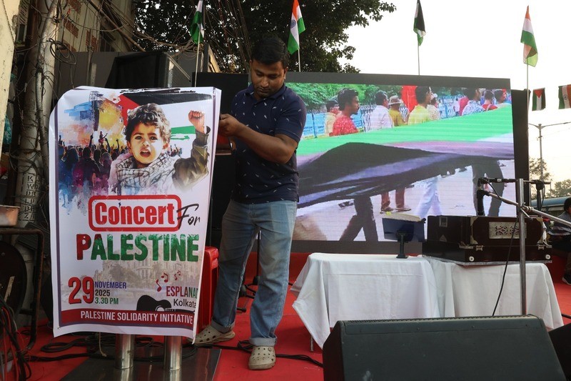 In Images: Activists rally in solidarity with Palestine in Kolkata