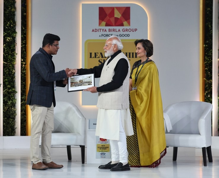 In Images: Modi addresses Hindustan Times Leadership Summit