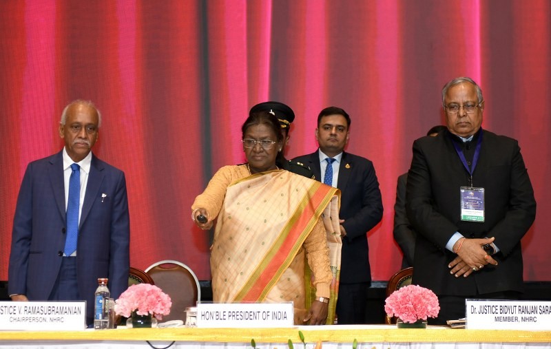 In Images: President Droupadi Murmu attends Human Rights Day celebration in New Delhi