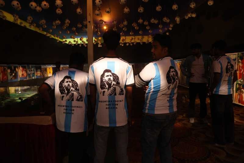 In Images: Kolkata prepares for Messi’s arrival