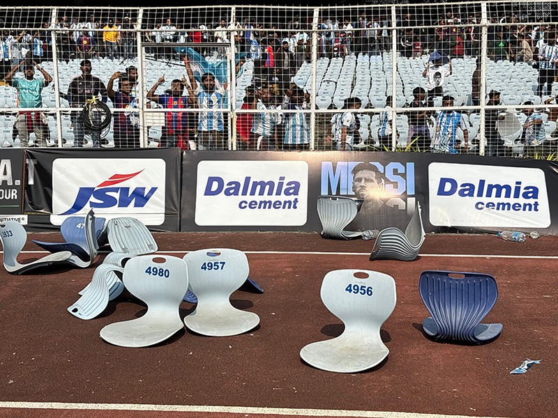 From Cheers to Chaos: Messi’s Kolkata Visit in Pictures