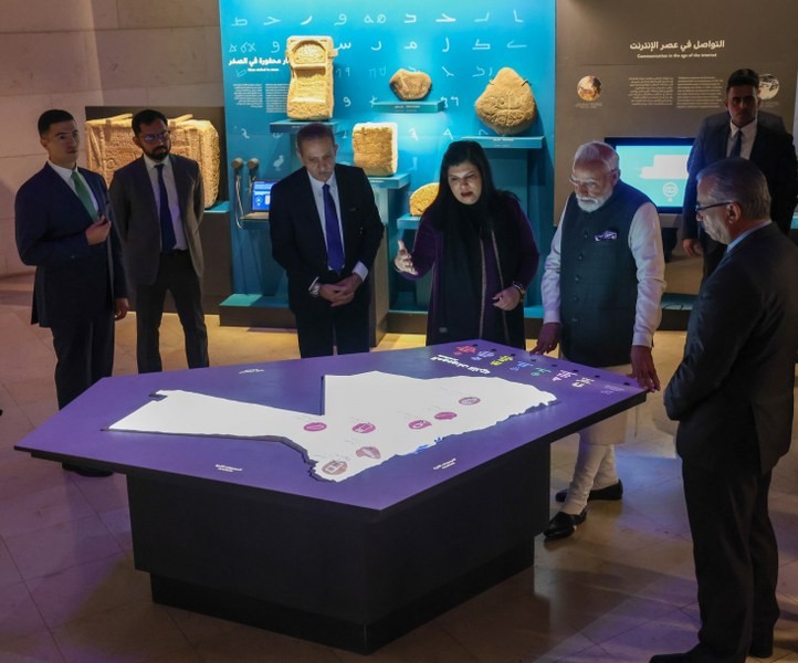 In Images: Modi visits Jordan Museum at Amman