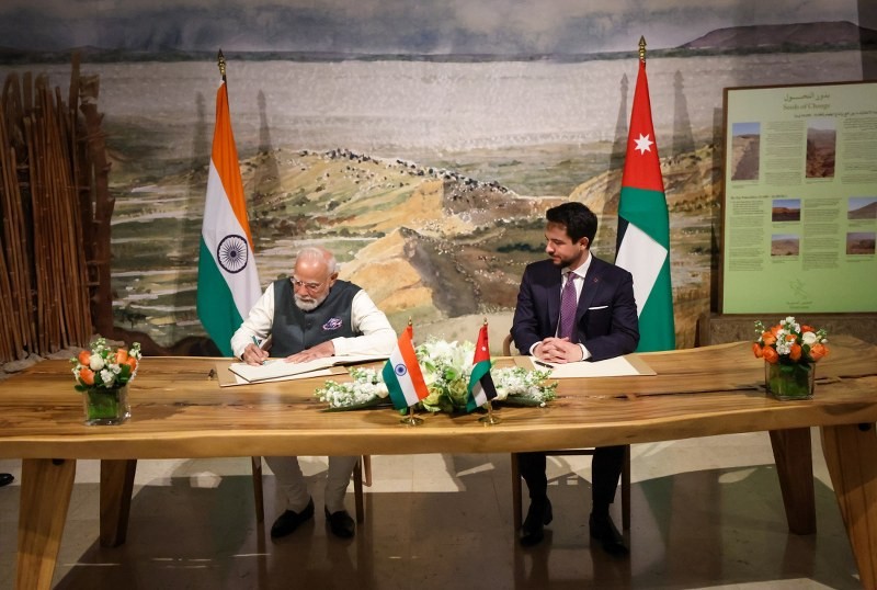 In Images: Modi visits Jordan Museum at Amman