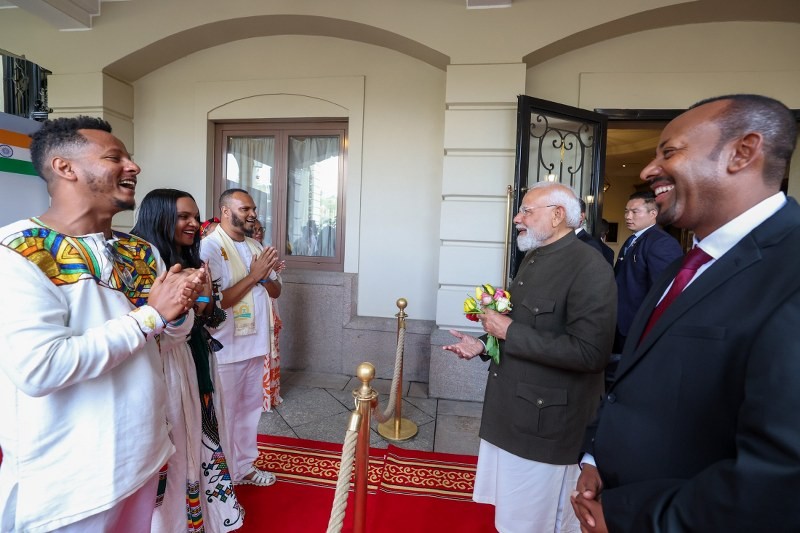 In images: PM Modi arrives in Ethiopia
