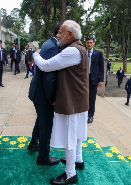 In Images: PM Modi arrives in Ethiopian Parliament