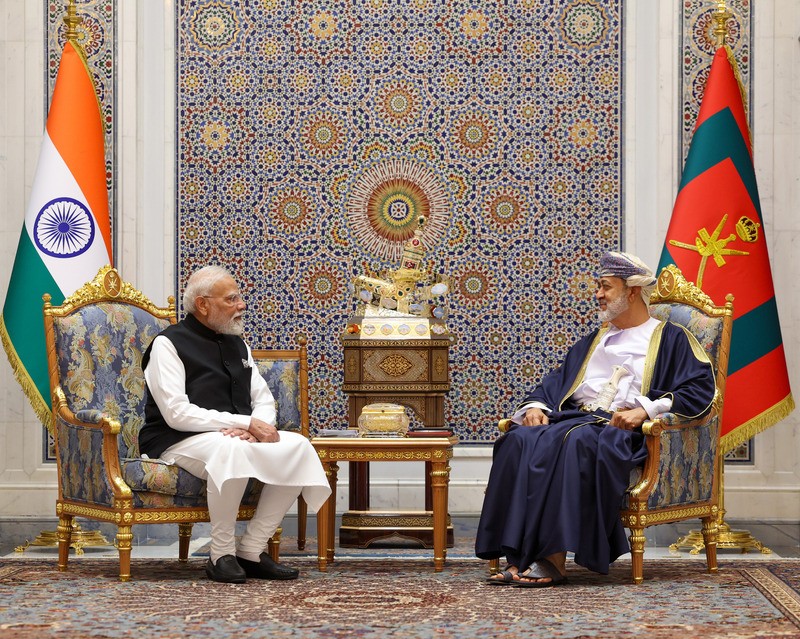 In Images: PM Modi meets Oman’s Sultan in Muscat
