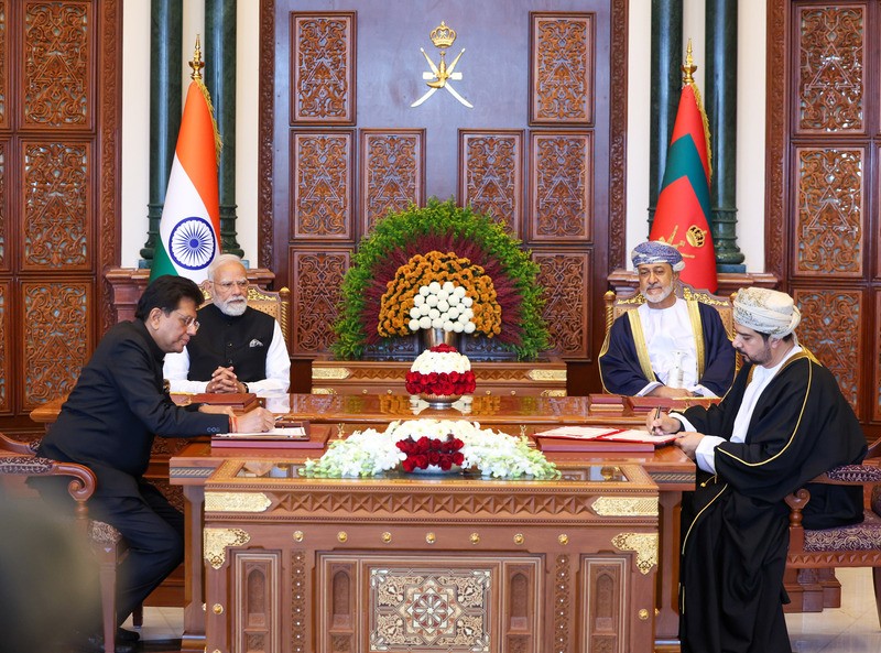 In Images: PM Modi, Oman’s Sultan witness MoU exchange