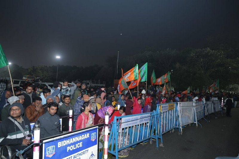 In images: Amit Shah arrives in Kolkata for a 3-day visit in poll-bound West Bengal