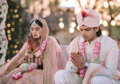 India's golden boy Neeraj Chopra marries Himani Mor, shares heart-warming images on social media