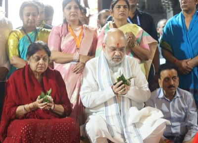 Amit Shah to take holy dip at Sangam in Maha Kumbh Mela today