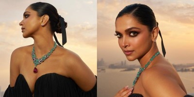 Deepika Padukone looks ethereal in black gown at Cartier event in Dubai