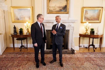 External Affairs Minister S Jaishankar visits UK, discusses Ukraine issue with PM Starmer