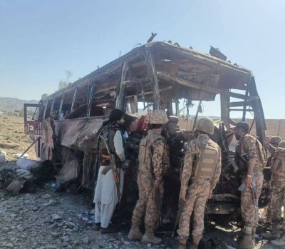 BLA claims 90 Pakistani soldiers died as blast occurs close to their convoy in Balochistan