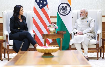 In Images: PM Modi meets Tulsi Gabbard in New Delhi
