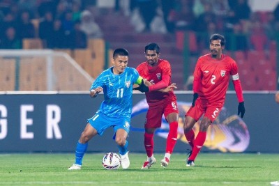 India outplay Maldives 3-0 in FIFA International Friendly
