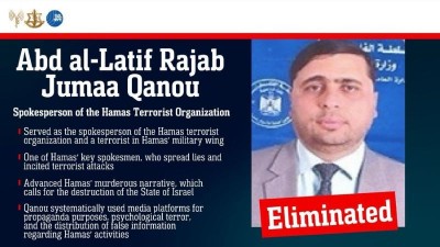 Israel-Gaza crisis: IDF eliminates Hamas spokesman Abdul Latif al-Qanou In northern Gaza