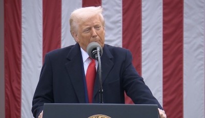 Trump announces reciprocal tariffs from baseline 10 pc to higher;  26 pc on India imports, 36 pc on China