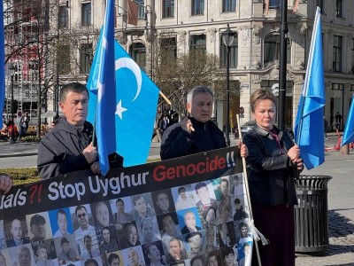Former World Uyghur Congress chief Dolkun Isa participates in Bern Massacre anniversary event in Oslo