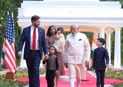 US Vice President JD Vance meets PM Modi, talks focus on trade deal