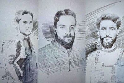 Jammu and Kashmir: Sketches of three suspected terrorists who attacked tourists in Pahalgam released
