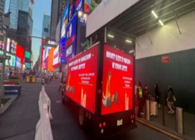 Pahalgam terror attack: Digital truck demanding justice for victims spotted in Times Square