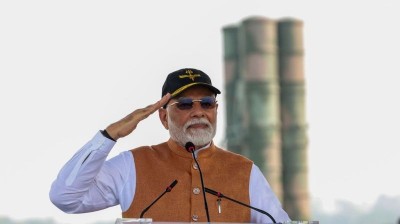 Modi's surprise and strategic visit to Adampur air base busts Pak lies over S-400