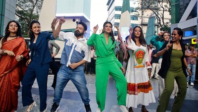 Makers launch third song of Rakhee Gulzar starrer Aamar Boss with flash mob
