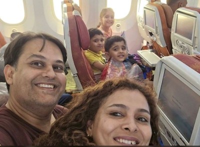 Doctor couple's final selfie with 3 children on ill-fated Air India flight goes viral