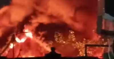 Massive fire breaks out in Kolkata's Khidirpur  market, over 1,000 shops gutted