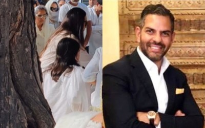 Karisma Kapoor, along with her children, attends ex-husband Sunjay Kapur's funeral in Delhi