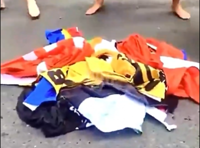 Flag desecration at Auckland rally sparks alarm over anti-Hindu hate campaign in New Zealand