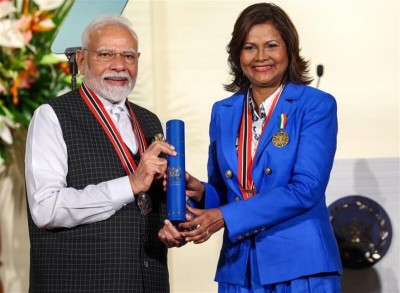 In Images: PM Modi conferred with Trinidad and Tobago national honour