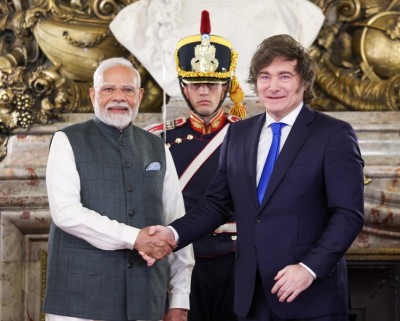 In Images: PM Modi meets Argentinian Prez Javier Gerardo Milei