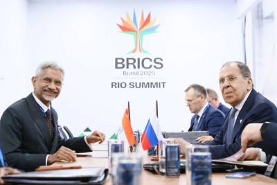 S Jaishankar, Sergey Lavrov meet on BRICS sidelines, discuss India-Russia ties