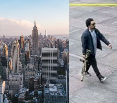 Police officer among four killed after gunman opens fire inside New York building