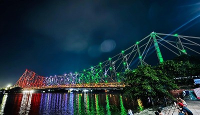 Kolkata landmarks glow in Tricolour for Independence Day