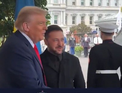'Going to make sure there is long-term peace': Donald Trump meets Volodymyr Zelenskyy at White House