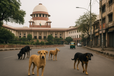 SC modifies stray dogs order: All except aggressive ones to be released from shelters after sterilisation, feeding on select spots