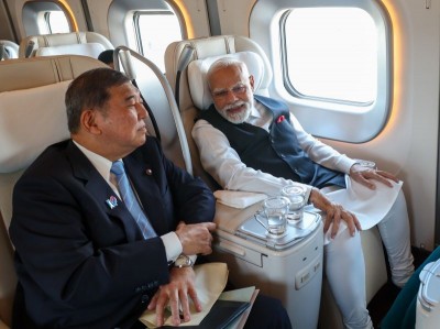 Bullet train diplomacy: Modi, Shigeru Ishiba travel from Tokyo to Sendai in  Shinkansen