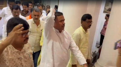 Suvendu Adhikari suspended from Bengal assembly for a day over ruckus during state minister Bratya Basu's address