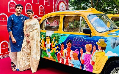 Asian Paints gives Kolkata’s Yellow Taxis a pujo makeover for 40 years of Sharad Shamman
