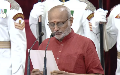 CP Radhakrishnan swears in as 15th Vice-President of India