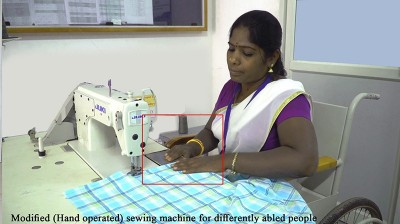 Sona College’s sewing machines for differently-abled earn third patent